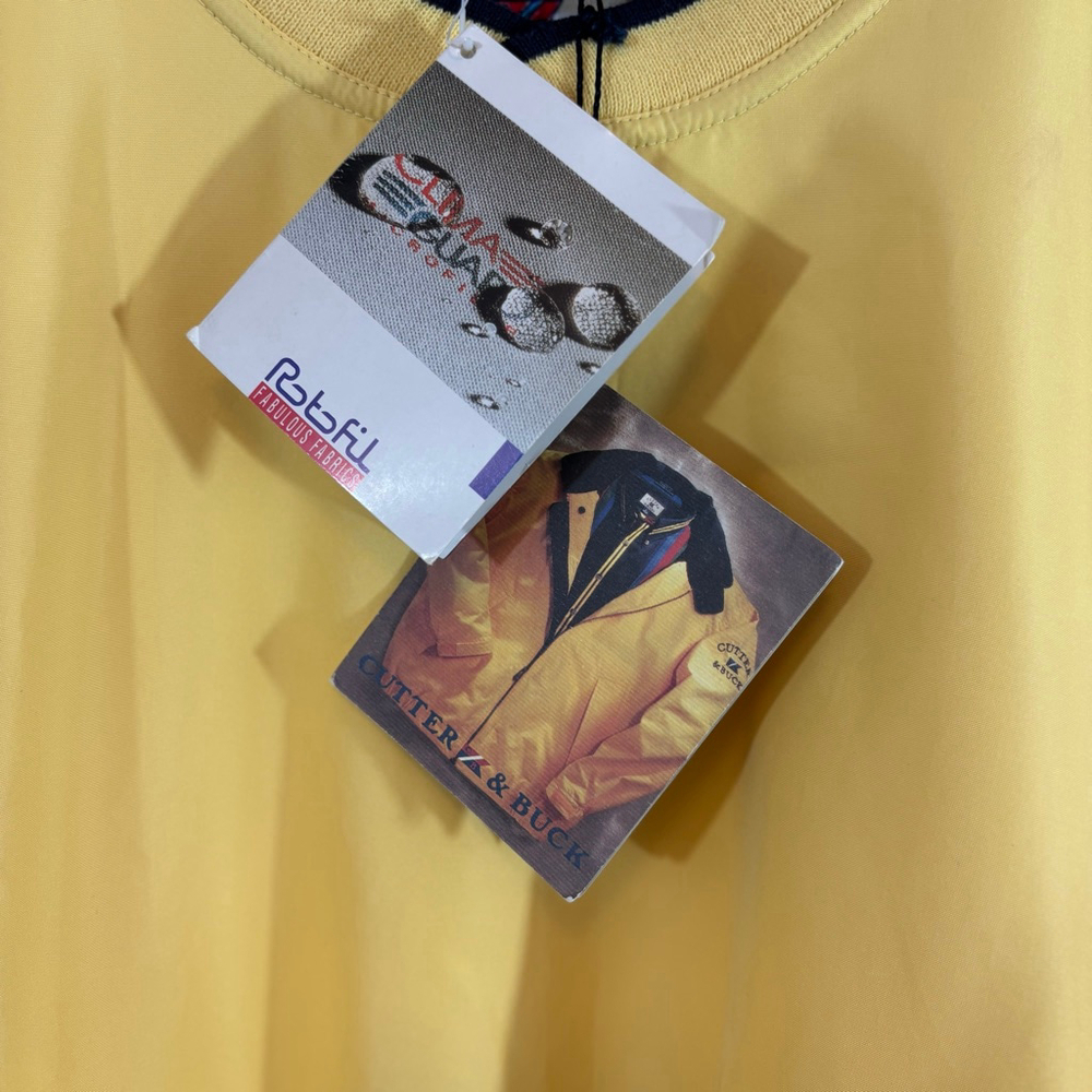 NWT Vintage Cutter & Buck Yellow Pullover Windbreakers – Size M - Picture 4 of 9